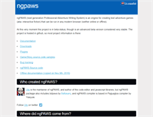 Tablet Screenshot of ngpaws.com